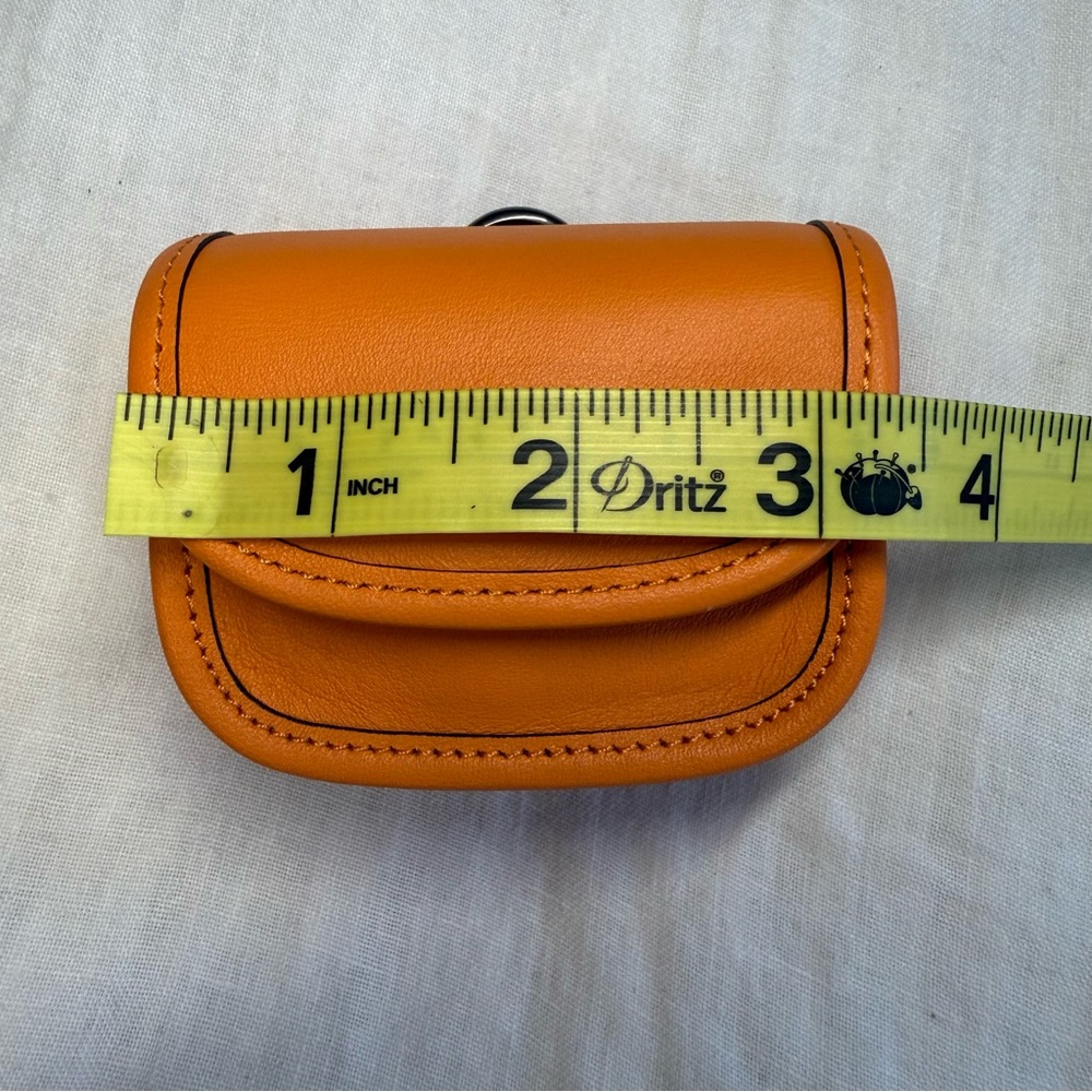 ๐๐๐WEEKEND SALE๐๐๐Coach Orange Leather Mini Pouch - Picture 7 of 7